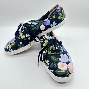 Keds X Rifle Paper Co Floral Canvas Sneakers 7.5